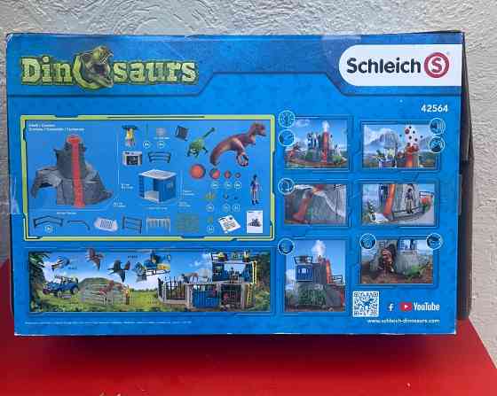Schleich toy (volcano and dinosaurs) Dubai