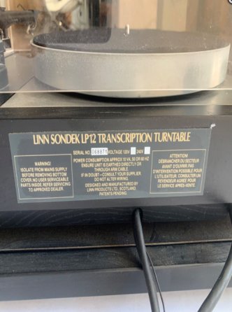 Linn Sondek LP12 Turntable Dubai
