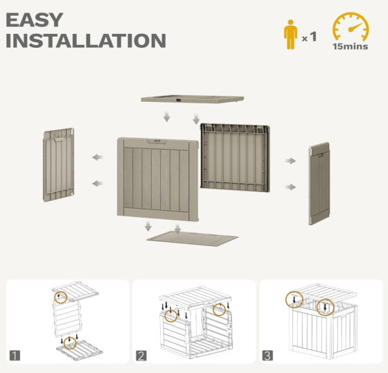 Outdoor storage box Dubai