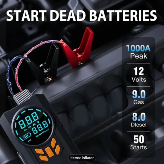 Air Compressor/Battery Starter Dubai