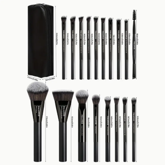 18 facial makeup brush Dubai
