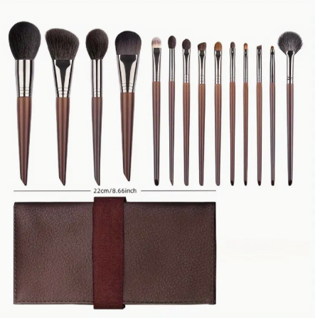 14pcs Premium Soft Fine Bristle Makeup Brush Set Dubai