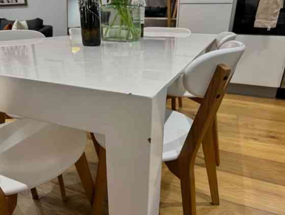 Large white dining table Dubai