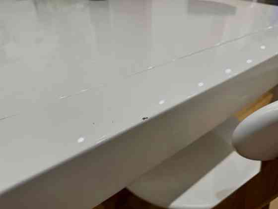Large white dining table Dubai