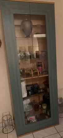 Wooden & Glass Rack Dubai