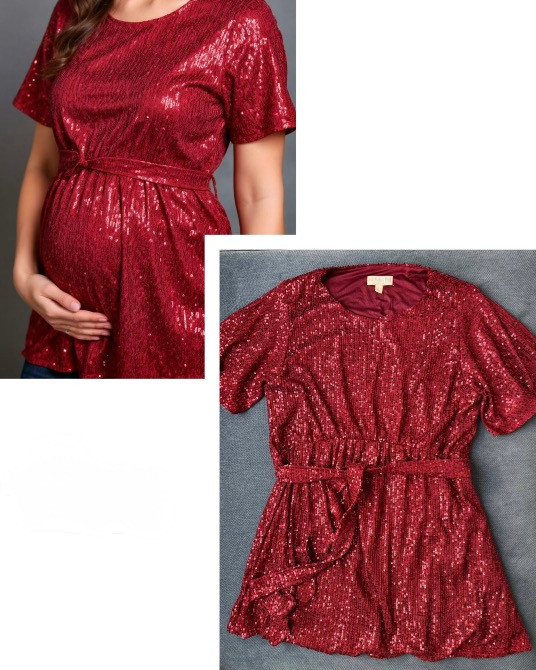 Maternity tie-belt blouse Dubai - photo 2