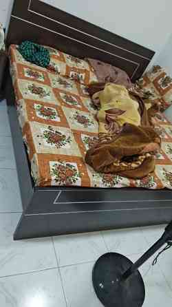 King size bed with side table Sharjah
