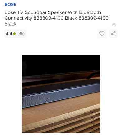 Bose TV Soundbar Speaker With Bluetooth Sharjah