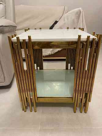 Marble Coffee table set of 2 square Sharjah