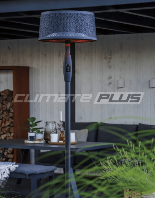 LED Electric Standing MESH Lamp Heater Black Dubai - photo 2
