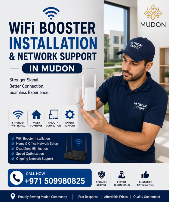 WiFi Booster Installation & Network Support mudon Dubai - photo 3