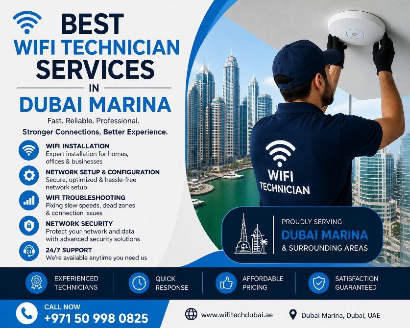 24/7 IT Technician & WiFi Support – Dubai Marina Dubai - photo 1