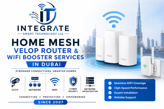 HOME MESH VELOP ROUTER & WIFI BOOSTER SERVICES Dubai