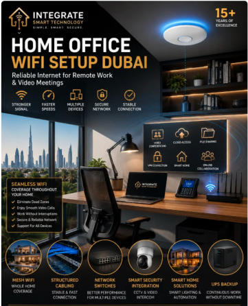 Home Office WiFi Setup Dubai | Reliable Internet Dubai