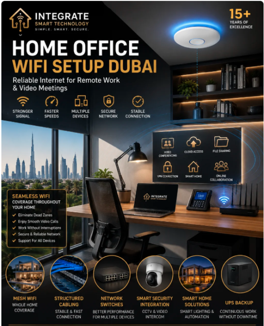 Home Office WiFi Setup Dubai | Reliable Internet Dubai - photo 1
